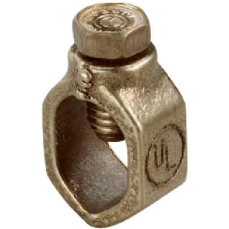 Halex 0.63 in. Bronze High Strength Ground Rod Clamp 842136